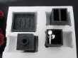 (image for) 1Set x 4Pcs HQ Dark Grey 4in1 Bathroom Bathing Tool Set