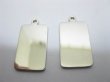 4x20pcs Silver Plated DIY Carved Oblong Pendants (image for) 4x20pcs Silver Plated DIY Carved Oblong Pendants