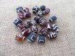 (image for) 100Pcs Fengshui Natural Gemstone Beads 16x13mm Mixed
