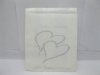 5 x 98 Paper Sliver Heart Compliment Cake Bags Wedding Favor 5 x 98 Paper Sliver Heart Compliment Cake Bags Wedding Favor