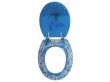 (image for) A New Ocean Seastar Dolphin Toilet Seat Cover-Blue