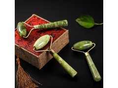 (image for) 6Pcs Facial Beauty Massage Tool Jade Roller Face Thin Massager