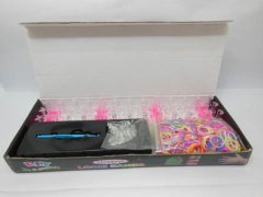 (image for) 1Set Loom Bands Kit Rubber Bands Clips DIY Bracelet Making