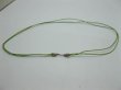 95 Green 2-String Waxen Strings For Necklace Nickel Clasp (image for) 95 Green 2-String Waxen Strings For Necklace Nickel Clasp
