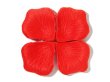 (image for) 1000 Fabric Rose Petals Wedding Party Decoration - Red