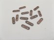 (image for) 1000 Copper Spacer Bars 2 Hole 11mm Connector Finding