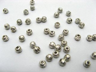 500 Metal Round Spacer Bead Jewelry Finding ac-sp118