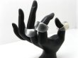 100 Crystal plastic Rings (image for) 100 Crystal plastic Rings
