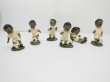 5Sets X 6pcs Football Action Figure Toys - White Uniform (image for) 5Sets X 6pcs Football Action Figure Toys - White Uniform