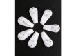 12Sheets x 6Pcs White Plastic Wall Hook with 4Nails Wall Hook (image for) 12Sheets x 6Pcs White Plastic Wall Hook with 4Nails Wall Hook