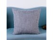 2Pair (4Pcs) Grey Plain Linen Cushion Covers Throw Pillow Cases (image for) 2Pair (4Pcs) Grey Plain Linen Cushion Covers Throw Pillow Cases