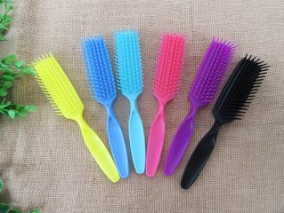 12 New Candy Color Comfort Hairbrush Combs Mixed