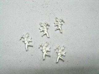 200 Charms shiny Metal Angel Pendants (image for) 200 Charms shiny Metal Angel Pendants