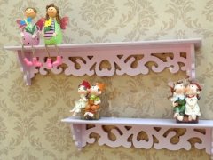 (image for) 1X Hanging Wall Mounting Shelf Display 60x13x13cm
