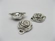 (image for) 50pcs Metal Beautiful Rose Bead Cap yw-ac-bc5