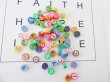 (image for) 500 Polymer Clay Flat Round Letter Spacer Beads 9-10mm Dia.