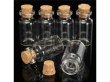 (image for) 300Sets Empty Glass Storage/Display Bottle/Jar with Cork 10ml