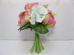 (image for) 1X Peony Bridal Bouquet Holding Flowers Wedding Favor