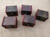 10 Mini Wooden Square Vintage Lock Jewelry Treasure Chest Case 10 Mini Wooden Square Vintage Lock Jewelry Treasure Chest Case