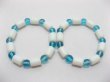 (image for) 50 Fashion Beautiful Bamboo Knot Glass Beads Bracelets br-g65