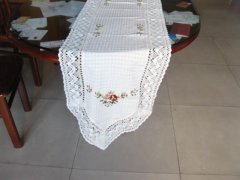 (image for) 1X New Floral Table Runner Cloth Garden Style 200x40cm