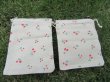 (image for) 50 Cherry Hemp Drawstring Jewelry Gift Pouches 17.8x12.5cm