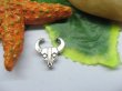 50pcs Metal Tauren Shaped Beads (image for) 50pcs Metal Tauren Shaped Beads