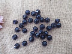 (image for) 450g (Approx 120pcs) Dark Purple Rondelle Faceted Crystal Beads 