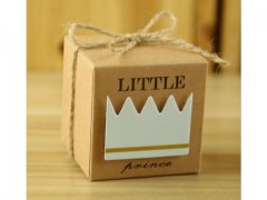 50X Boy Brown Kraft Square Sweets Candy Gift Boxes W/Hemp Cord 50X Boy Brown Kraft Square Sweets Candy Gift Boxes W/Hemp Cord