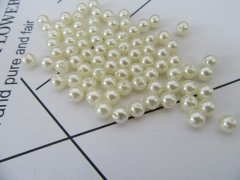 (image for) 250Grams Ivory Simulate Pearl Loose Spacer Beads 10mm Dia.
