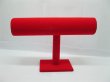 (image for) 2Pc Red Velvet T-BAR Bracelet Display Rack