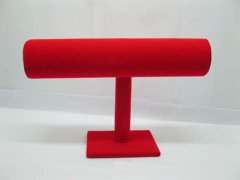 (image for) 2Pc Red Velvet T-BAR Bracelet Display Rack