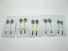 (image for) 1x12 Pairs New Metal Hair Clips Barrettes