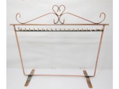 (image for) 1X Copper Twisted T-bar Necklace Earring Display Rack