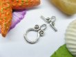 50sets Metal Spirial Circle Toggle Clasp yw-ac-tc102 (image for) 50sets Metal Spirial Circle Toggle Clasp yw-ac-tc102