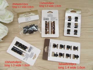 1Sheet Plastic Hair Clip Barrette Assorted Wholesale (image for) 1Sheet Plastic Hair Clip Barrette Assorted Wholesale