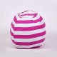 1Pc Cotton Stripe Design Storage Bag Toy Organizer Bag