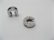 10 Fashion Rhinestone Letter "C" Beads Collar Charms (image for) 10 Fashion Rhinestone Letter "C" Beads Collar Charms