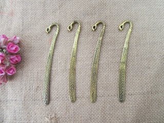 10Pcs Golden Color Hand Design Hook Metal Bookmarks (image for) 10Pcs Golden Color Hand Design Hook Metal Bookmarks