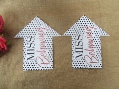 12Pcs Miss Behaving Sign Arrow Plaque Party Favor 12Pcs Miss Behaving Sign Arrow Plaque Party Favor
