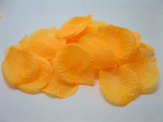 1000X Rose Petals Wedding Party Decoration - Orange