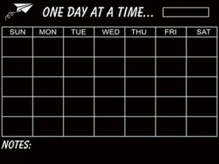 4Pcs DIY Memo Column Weekly Planner Blackboard Removable Wall St