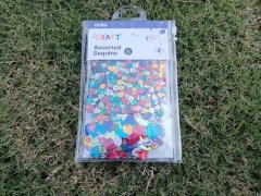 1Set Round Shell Flower Etc Flat Loose Sequin 6-8mm Mixed Color