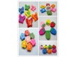(image for) 300 Lovely Wooden Beads Craft Favor 5 Style