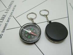 (image for) 50 New Plastic Compass 40x10mm Key Rings Wholesale