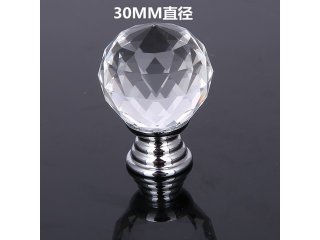 10Pcs Crystal Ball Door Cabinet Drawer Knobs Handles Pulls 30mm