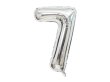 6Pcs Silver Numbers 7 Air-Filled Foil Balloons Party Decor (image for) 6Pcs Silver Numbers 7 Air-Filled Foil Balloons Party Decor