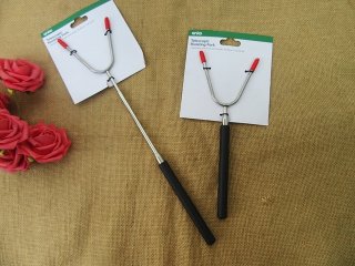 (image for) 1Pc Camping Telescopic Roasting Fork BBQ Fork Prong Outdoor Cook