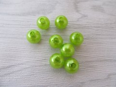 1000 Green 10mm Round Simulate Pearl Beads 1000 Green 10mm Round Simulate Pearl Beads