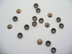 (image for) 1000 8mm Bronze Bead Caps Beading Parts Jewelry finding